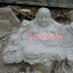 石頭彌勒佛，漢白玉石雕彌勒佛