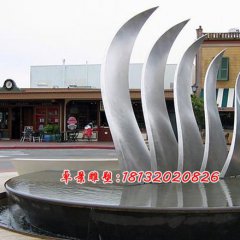 不銹鋼翅膀雕塑，不銹鋼廣場雕塑