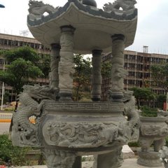 石香爐，仿古石香爐