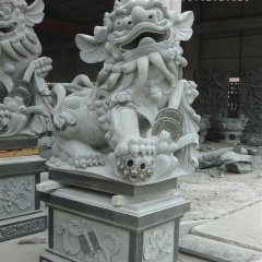 獅子石雕，仿古獅子雕塑