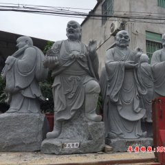 十八羅漢石雕，大理石十八羅漢石雕