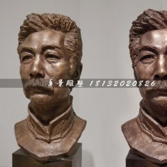 魯迅銅雕，校園名人銅雕