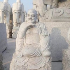 十八羅漢石雕，漢白玉十八羅漢雕塑