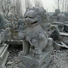 獅子石雕，仿古獅子石雕，門獅石雕