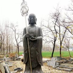石佛像，地藏王菩薩石雕