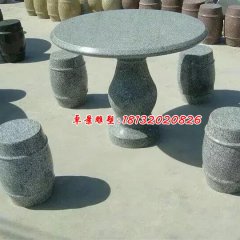 大理石桌子雕塑，大理石桌凳雕塑