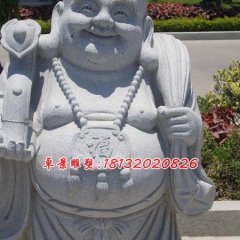 大肚彌勒佛雕塑，石雕佛像