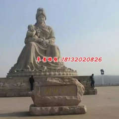 黃河母親石雕，廣場人物雕塑