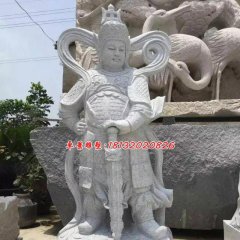 韋陀石雕，大理石韋陀菩薩雕塑