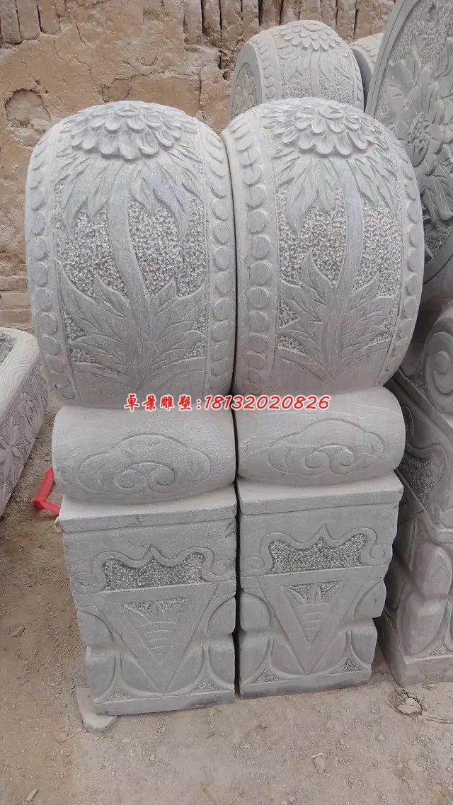 抱鼓石，大理石門墩 (2)