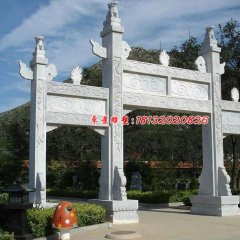 石雕牌坊，大理石牌坊，標(biāo)志牌坊雕塑