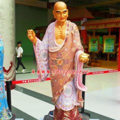 玻璃鋼羅漢雕塑，彩繪佛像雕塑