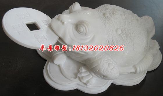 漢白玉石雕金蟬,動物石雕