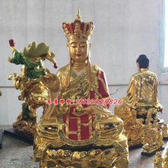 玻璃鋼地藏王雕塑，玻璃鋼佛像雕塑