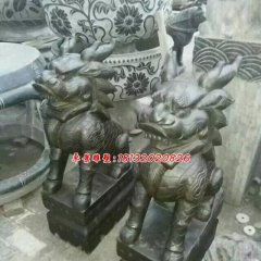石雕麒麟，古代神獸石雕