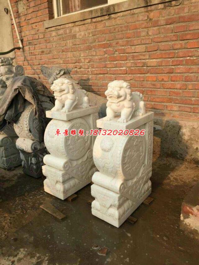 抱鼓石，獅子抱鼓石