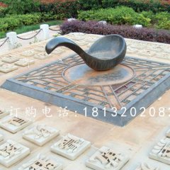 指南針銅雕，廣場指南針雕塑