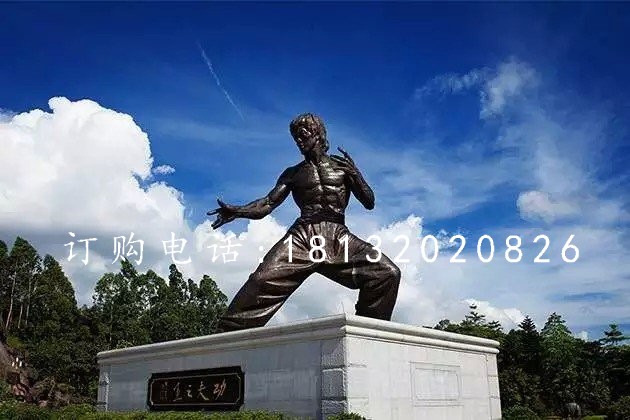 李小龍銅雕，廣場李小龍銅雕