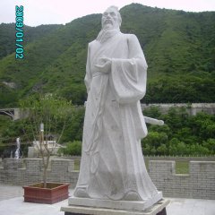 司馬懿石雕 ，廣場古人物雕塑
