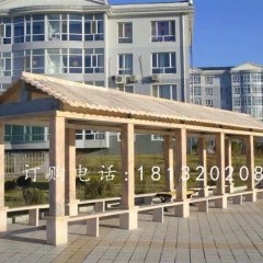 石雕走廊，小區(qū)石長(zhǎng)廊雕塑