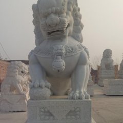 北京獅石雕，大型北京獅石雕