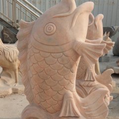 石雕魚(yú)，噴泉魚(yú)，公園石雕魚(yú)