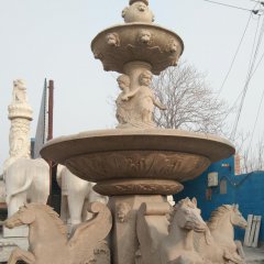 石雕噴泉，歐式噴泉，大理石噴泉