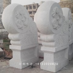 石雕門鼓，大型石門墩