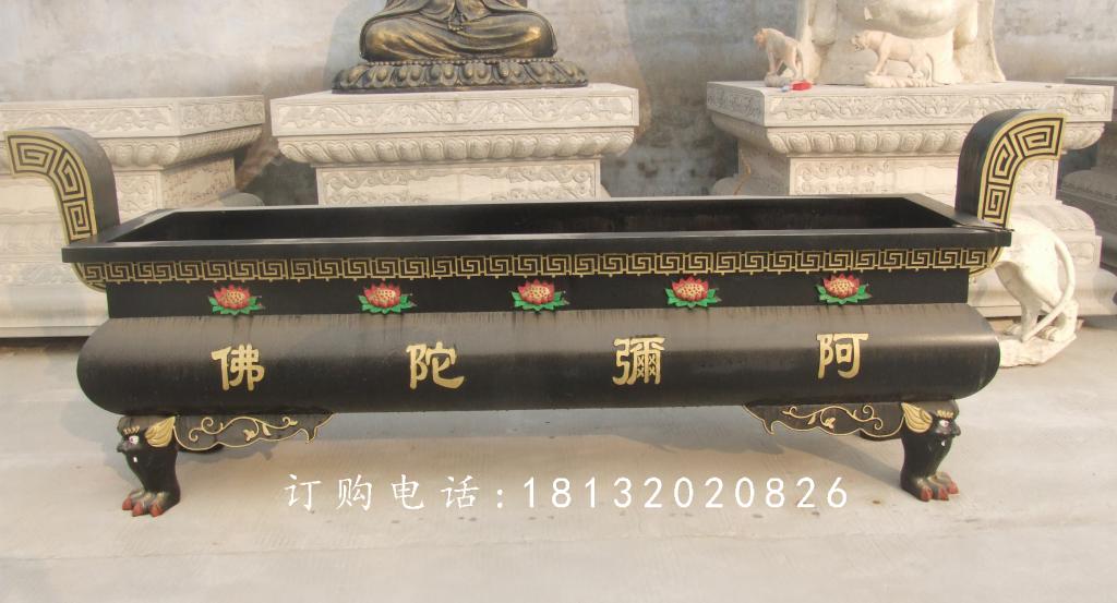 寺廟銅香爐，方形銅香爐1