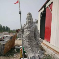 關(guān)公石雕，招財(cái)進(jìn)寶石雕，古代名人石雕