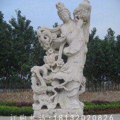 天女散花石雕，廣場(chǎng)景觀石雕