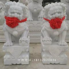 北京獅，漢白玉獅子雕塑