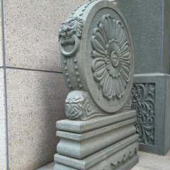 門鼓石雕，仿古青石門鼓石雕