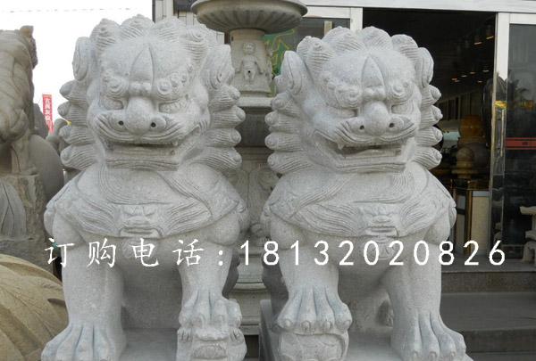 獅子滾繡球石雕,大理石獅子雕塑