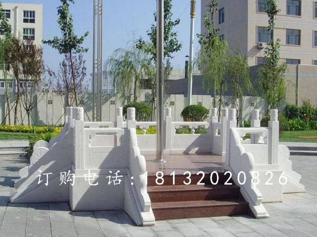 校園升旗臺石雕,漢白玉升旗臺雕塑