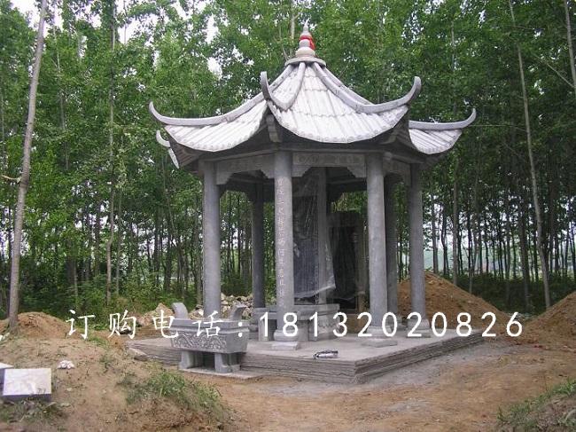 碑亭石雕，陵園涼亭石雕