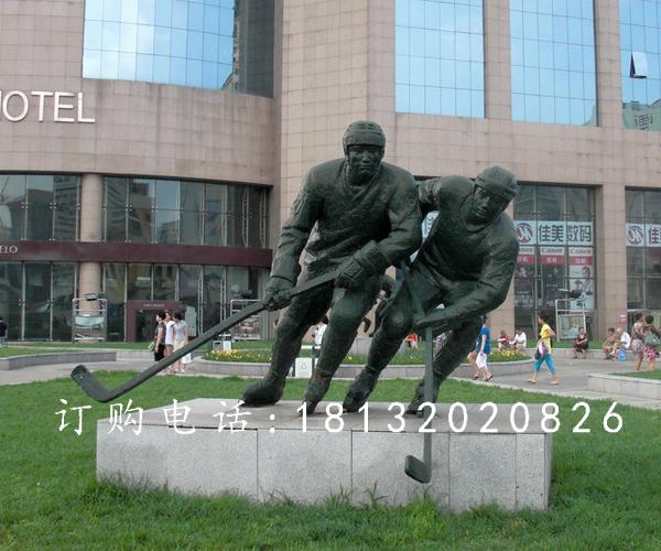 打高爾夫銅雕,廣場景觀銅雕