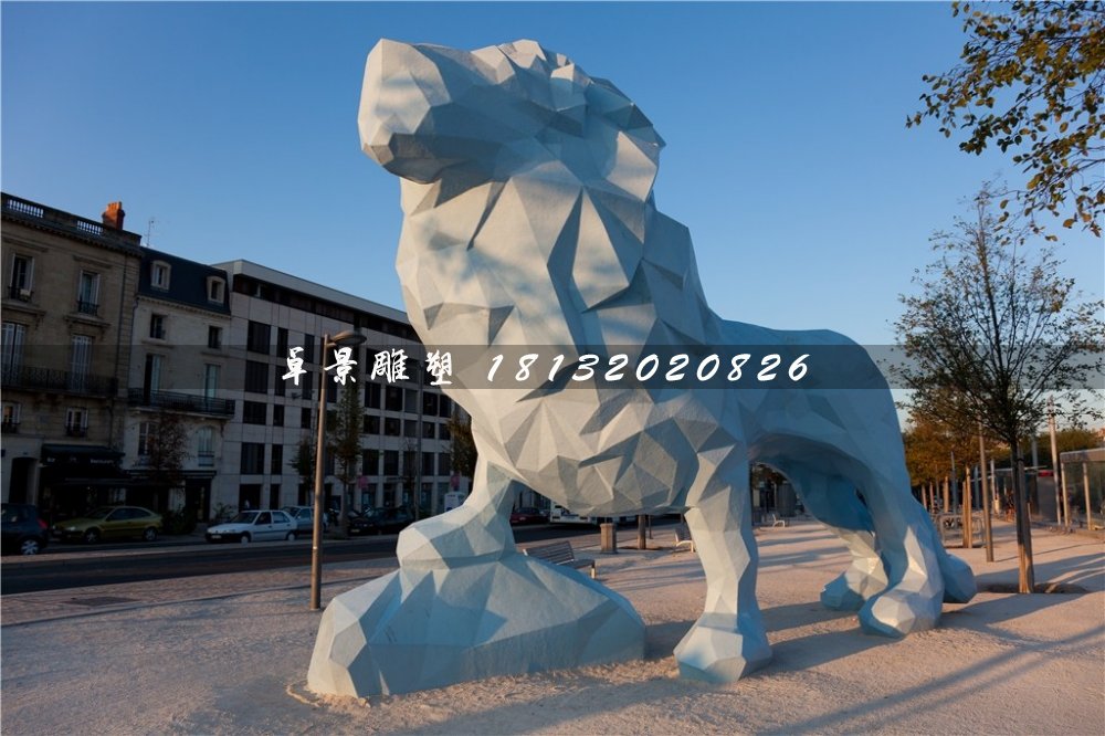獅子石雕,抽象動(dòng)物石雕