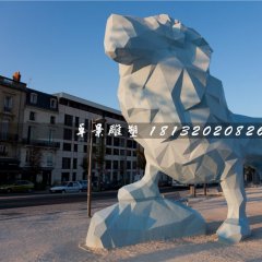 獅子石雕，抽象動(dòng)物石雕
