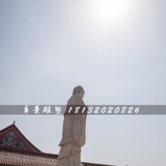 石雕孔子，校園古代名人石雕