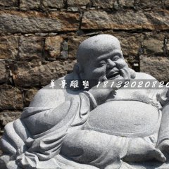 大肚彌勒佛石雕，公園坐式佛像石雕
