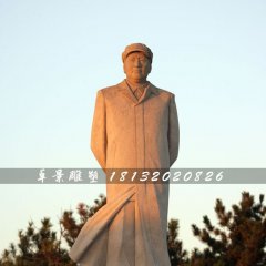 毛主席石雕，立式毛主席石雕