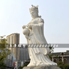媽祖石雕，漢白玉神仙石雕