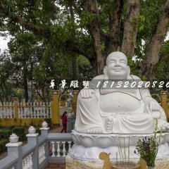 彌勒佛石雕，寺廟笑面佛石雕