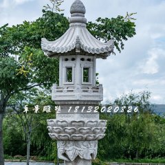 石燈雕塑，公園景觀石雕