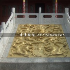 龍浮雕，廣場(chǎng)銅浮雕