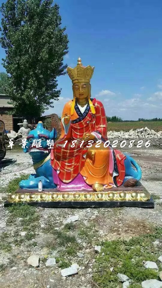 玻璃鋼地藏王雕塑,彩繪佛像雕塑
