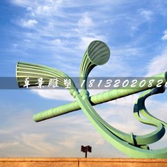 不銹鋼笛子雕塑，廣場(chǎng)景觀雕塑
