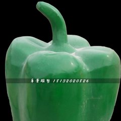 青椒雕塑，玻璃鋼仿真蔬菜雕塑