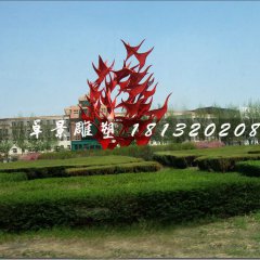 不銹鋼飛翔雕塑，抽象大雁雕塑